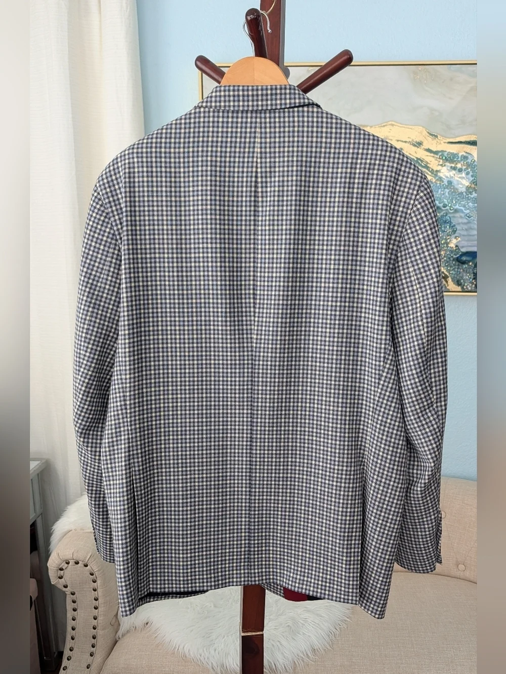 Daniel Hechter  100% Wool Sport Coat Blazer Size 46 R
